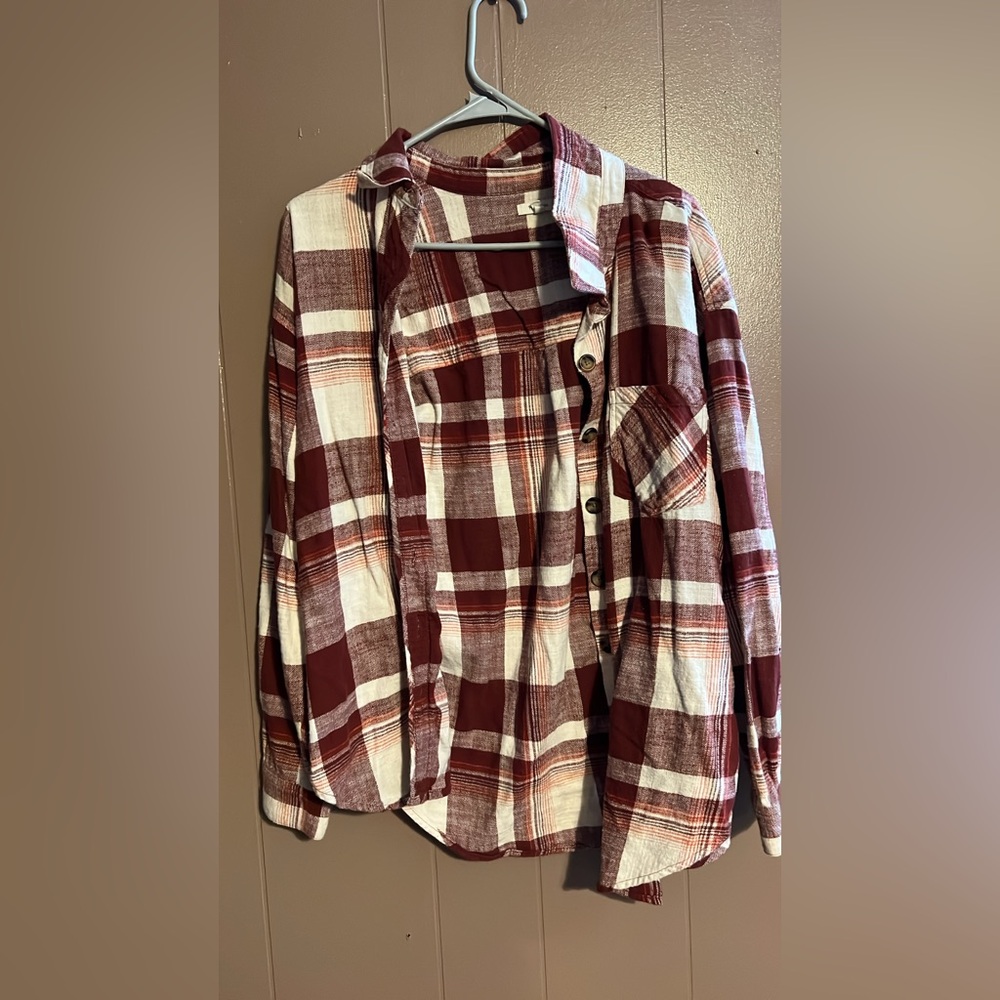 (6/$10) Maurice’s flannel shirt